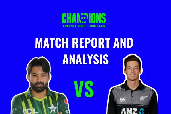 Pakistan vs New Zealand A Detailed Odyssey Through the ICC Champions Trophy 2025 Opener