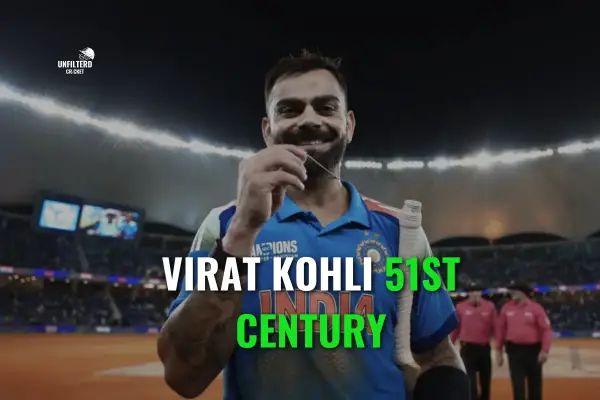 Virat Kohli 51st Century Last Night The King Conquers Pakistan Again in CT 2025 - Unfiltered Cricket - Cricket Unfiltered